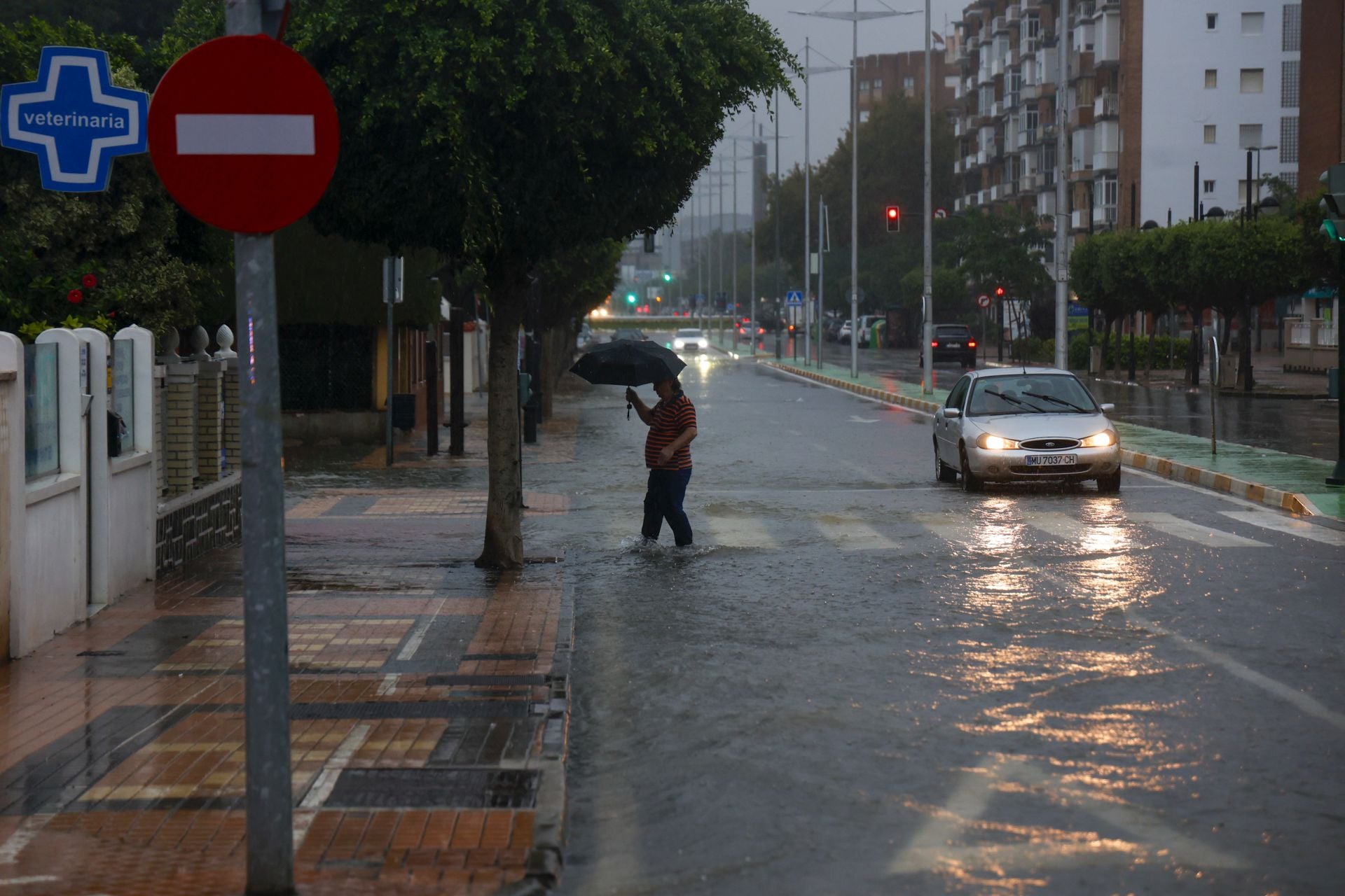 En imágenes, los efectos de la dana en Cartagena