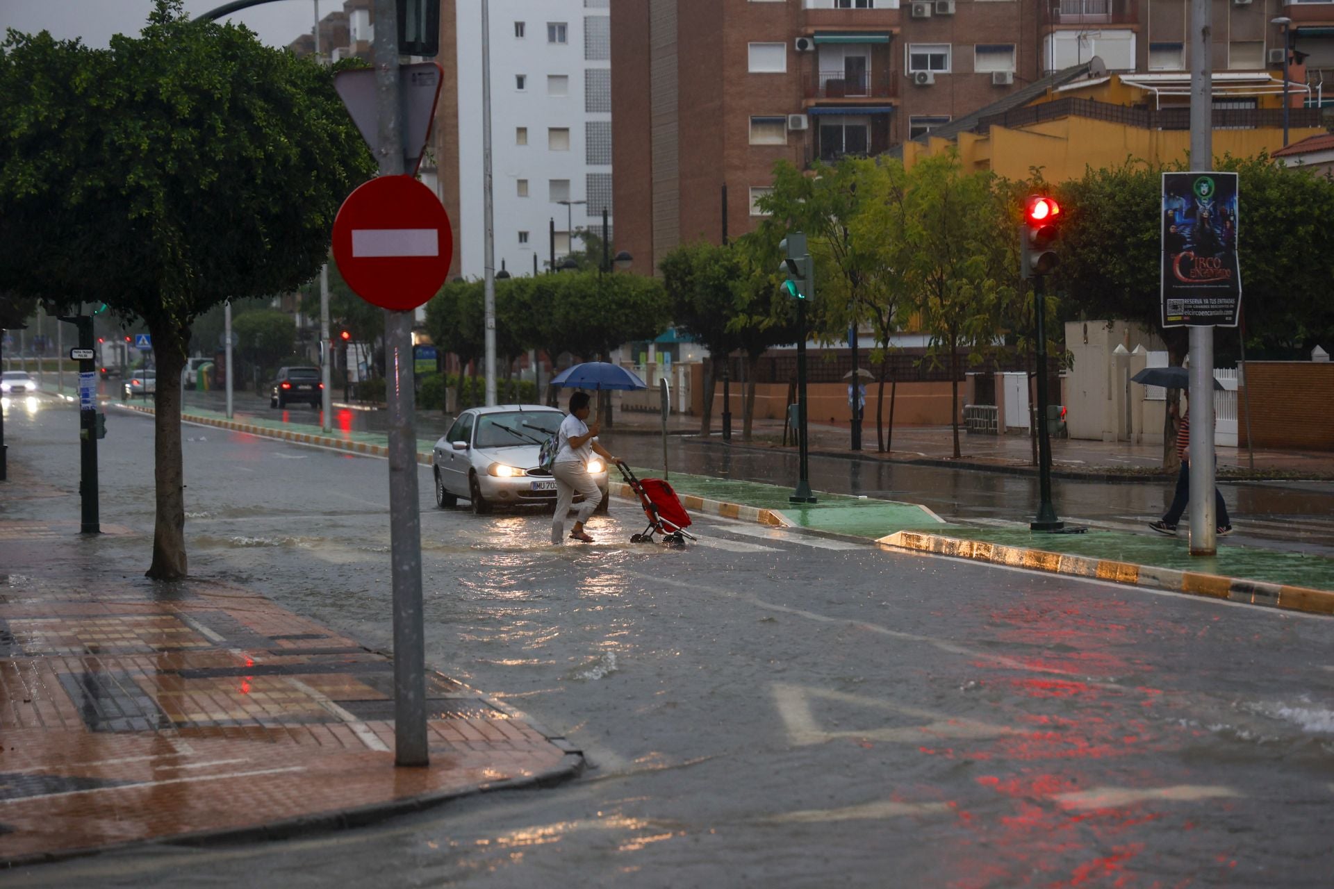 En imágenes, los efectos de la dana en Cartagena