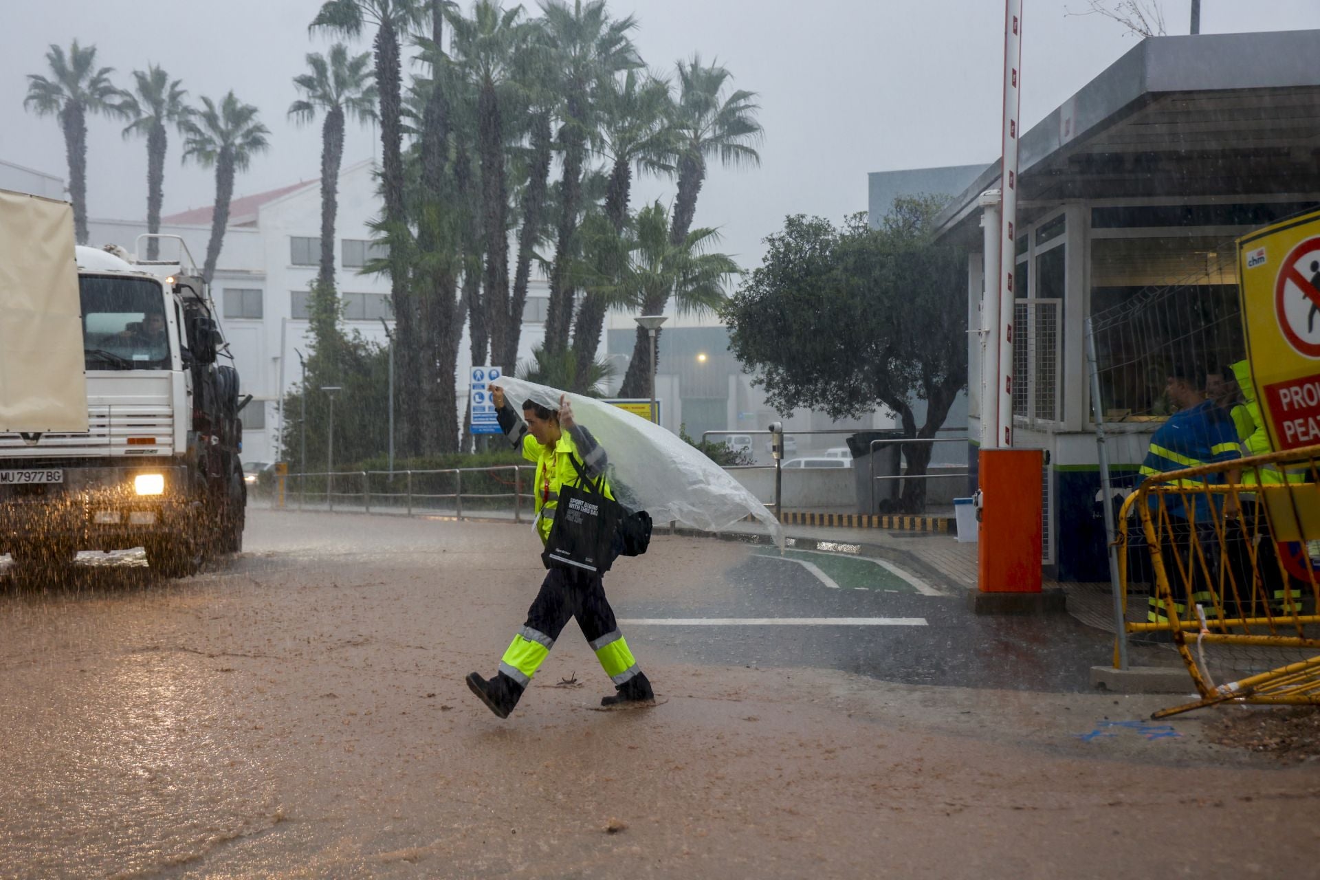 En imágenes, los efectos de la dana en Cartagena