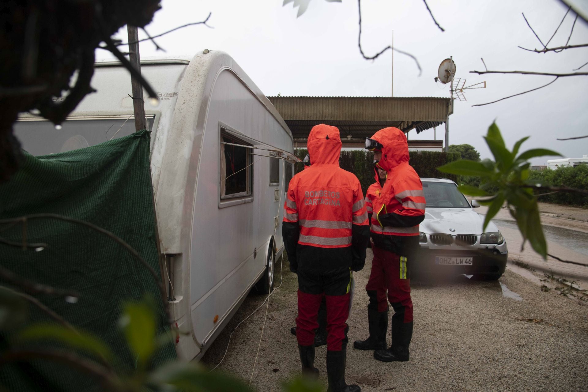 En imágenes, los efectos de la dana en Cartagena