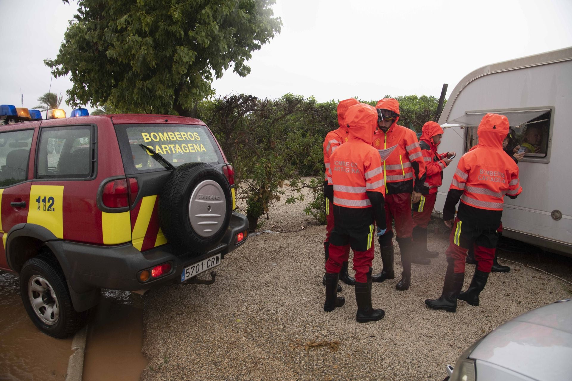 En imágenes, los efectos de la dana en Cartagena
