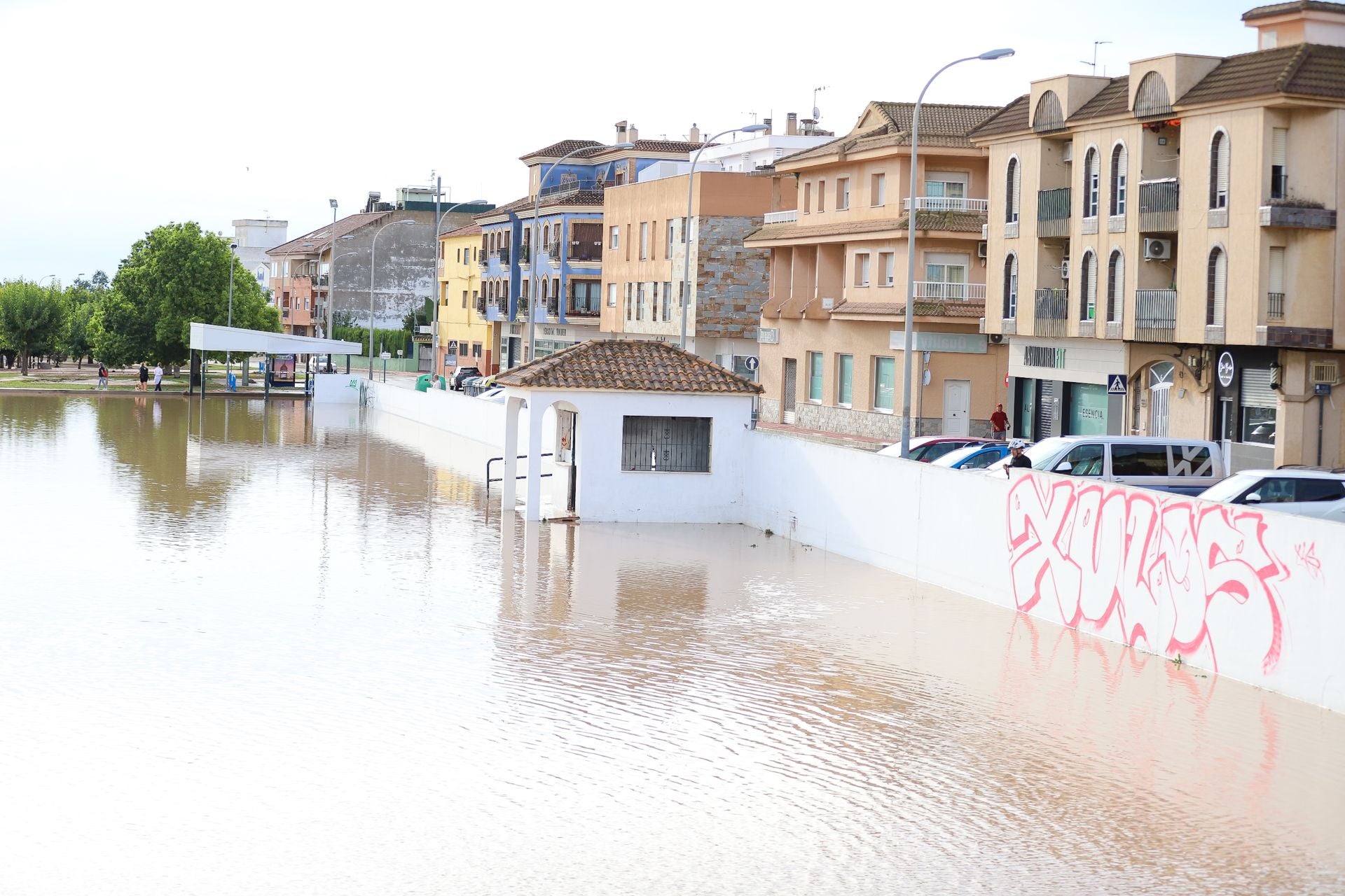 Los efectos del temporal en San Javier, en imágenes
