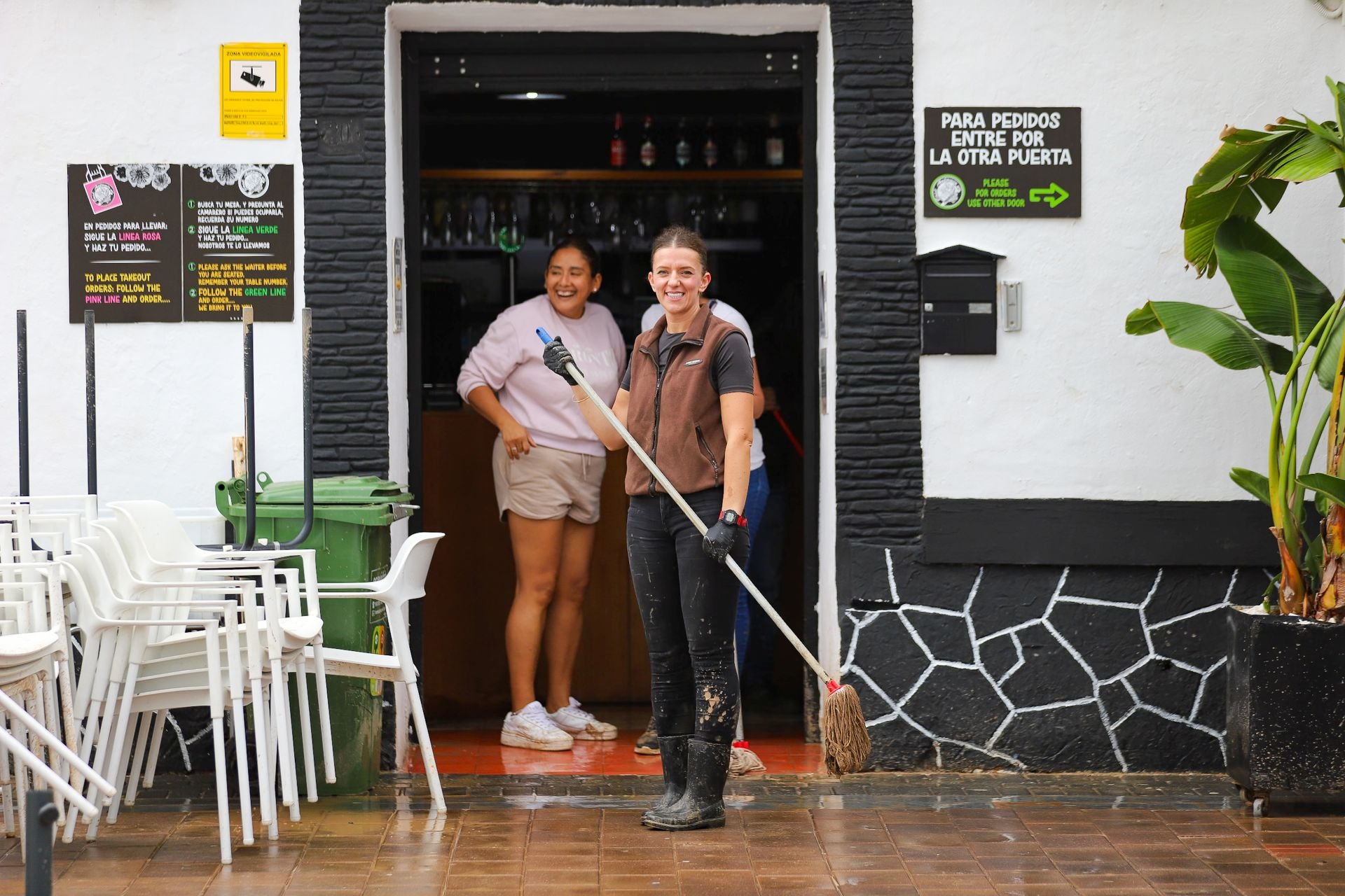 Los efectos del temporal en San Javier, en imágenes