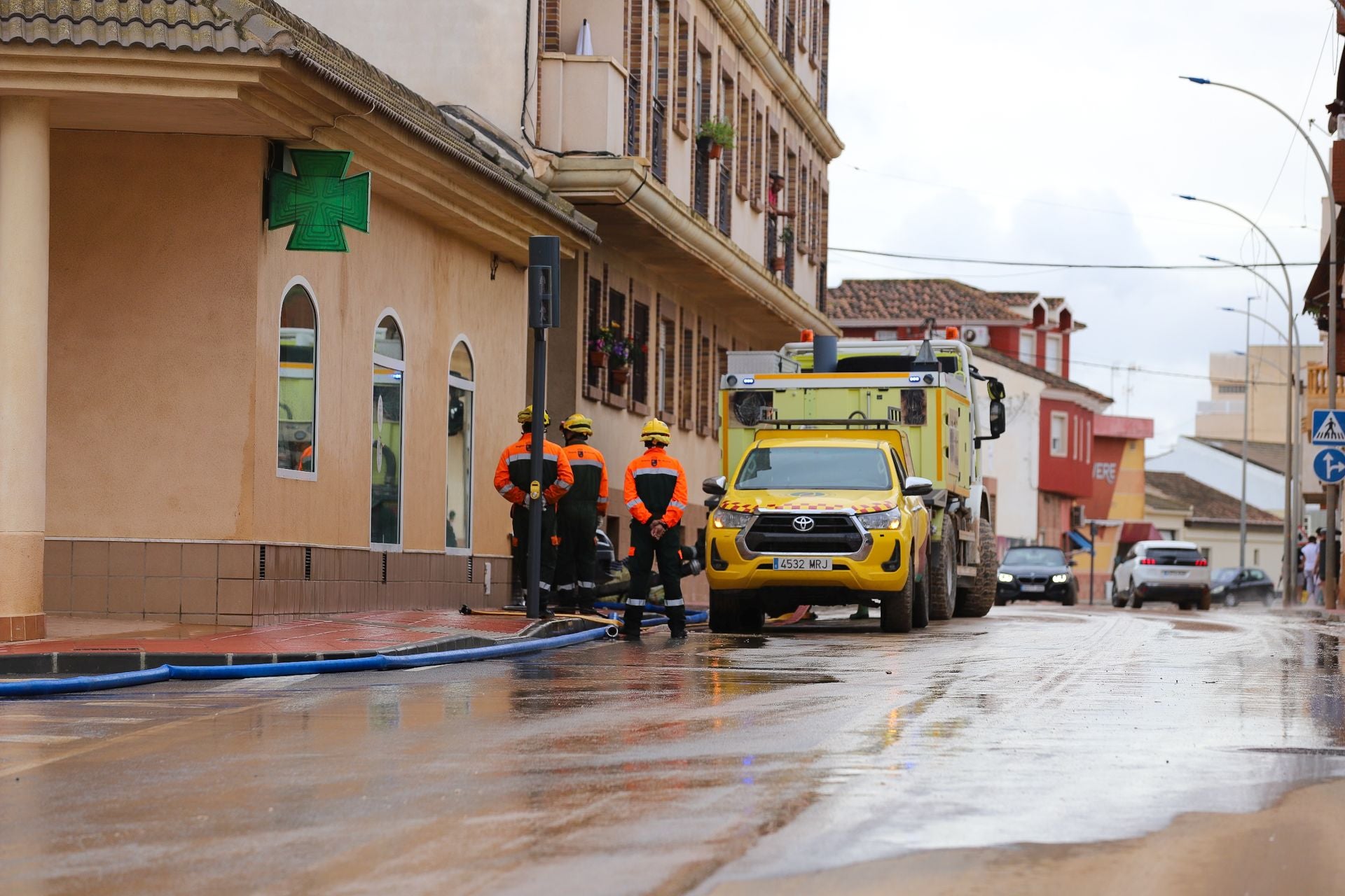 Los efectos del temporal en San Javier, en imágenes