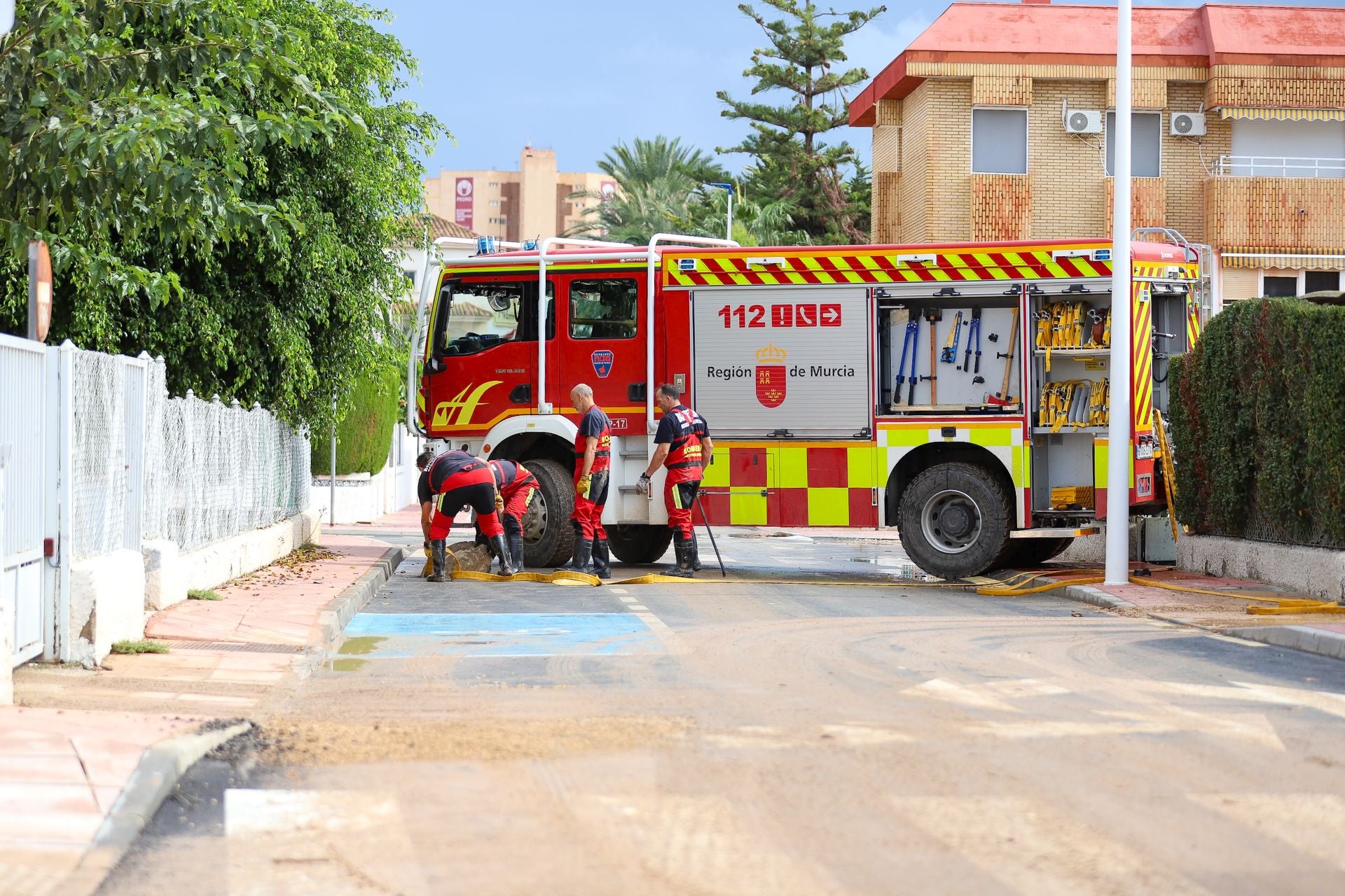 Los efectos del temporal en San Javier, en imágenes