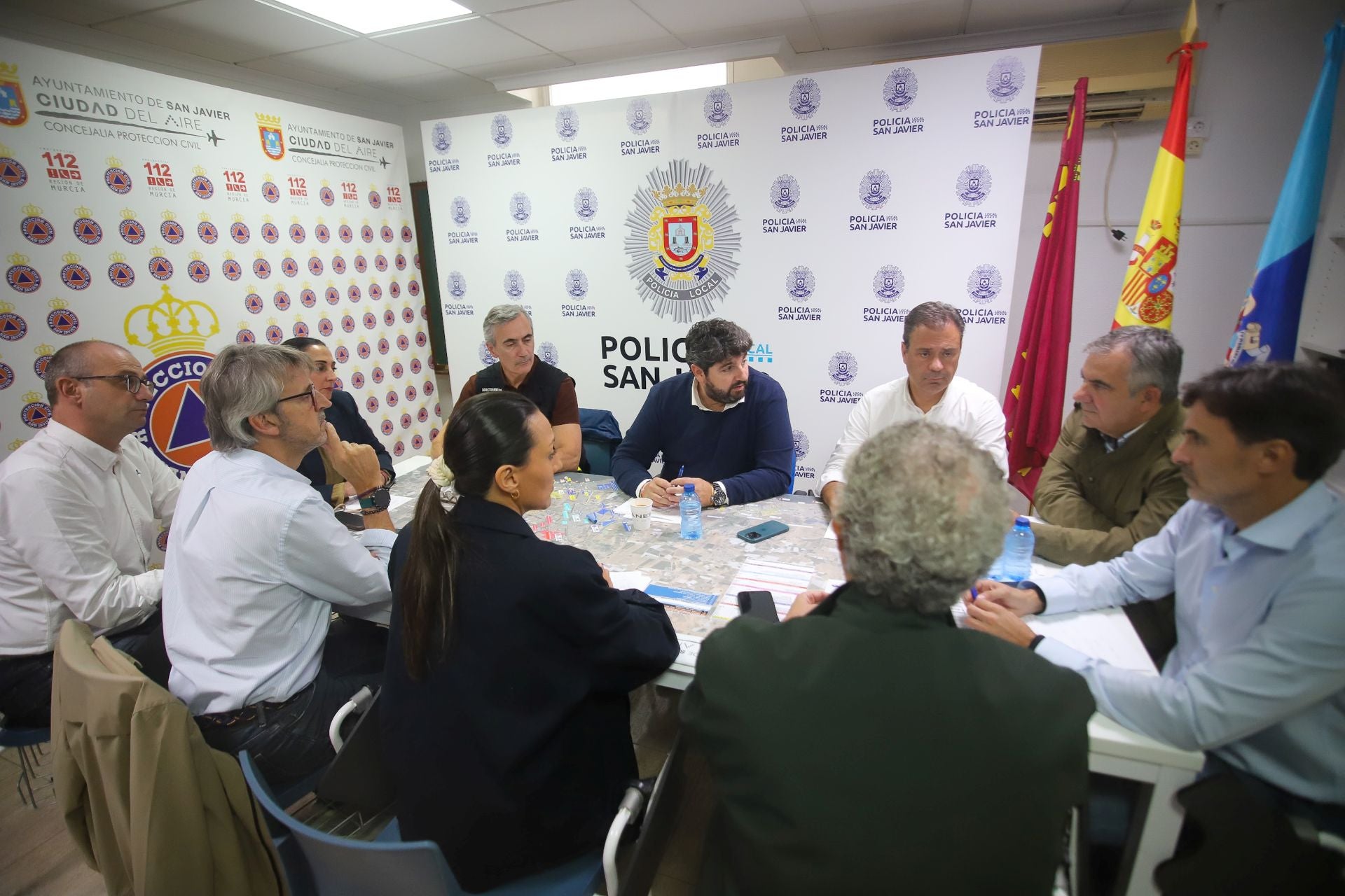 Los efectos del temporal en San Javier, en imágenes