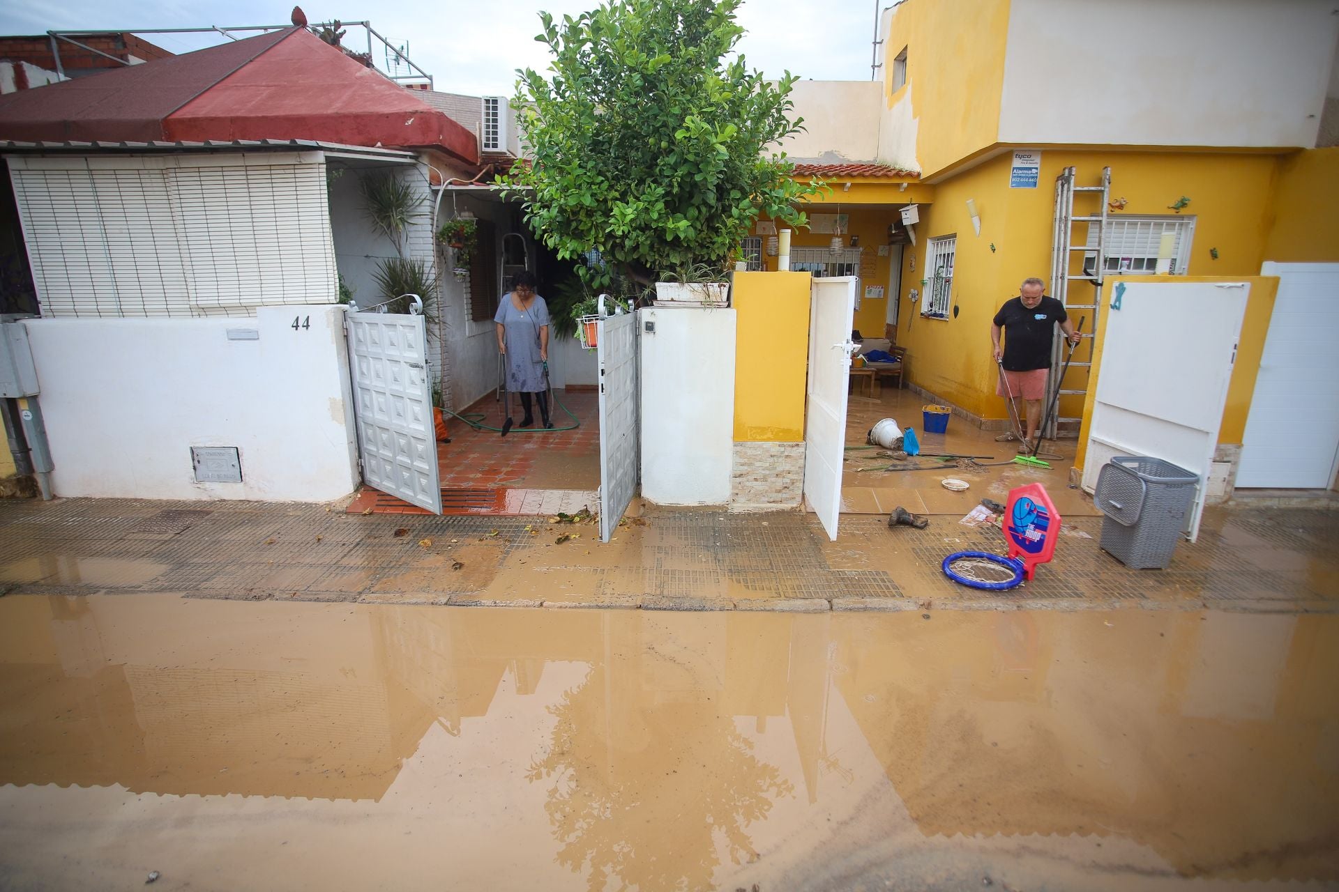 Los efectos del temporal en San Javier, en imágenes