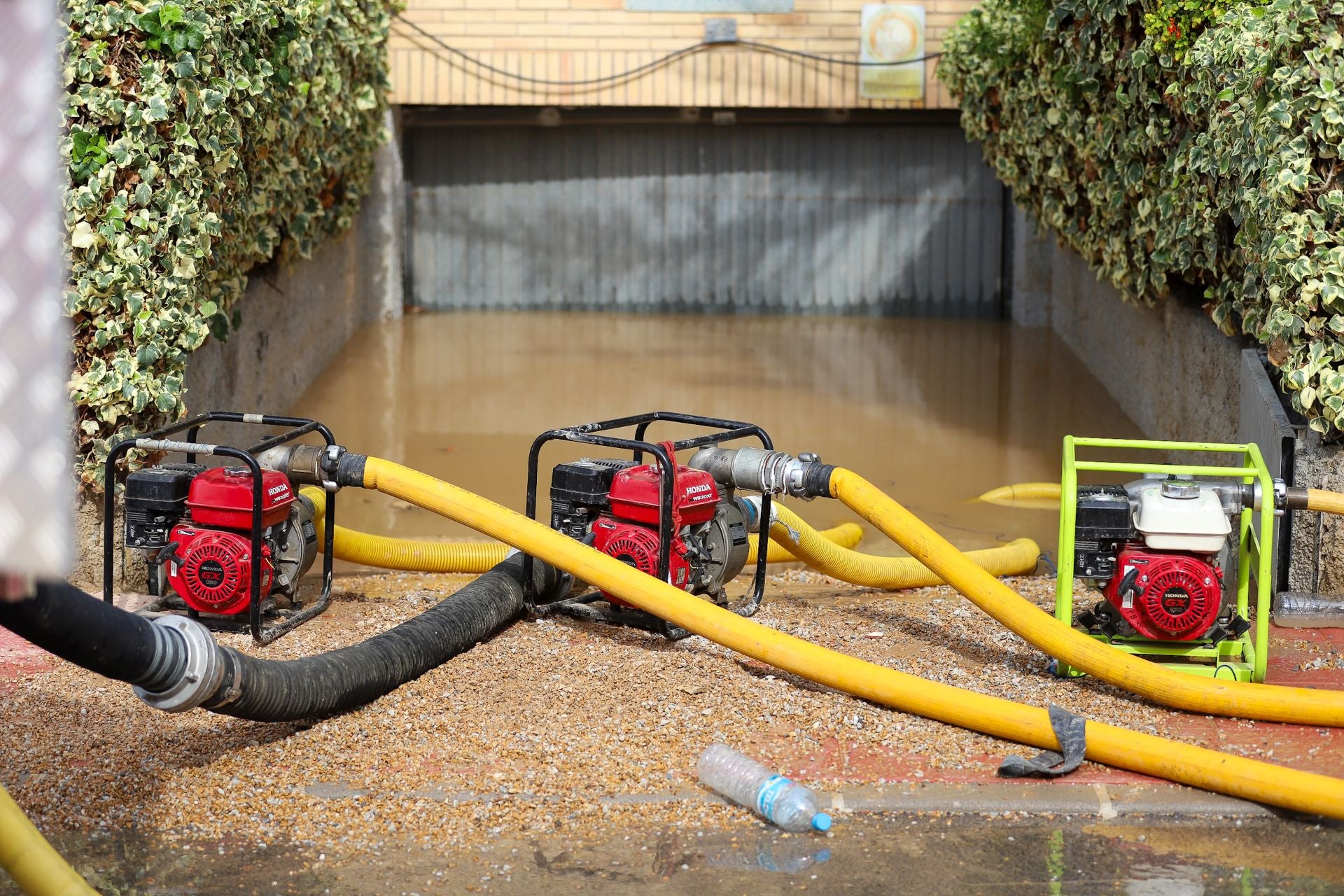 Los efectos del temporal en San Javier, en imágenes