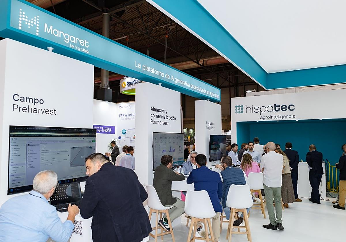 Cientos de profesionales visitaron el estand de Hispatec en Fruit Attraction.