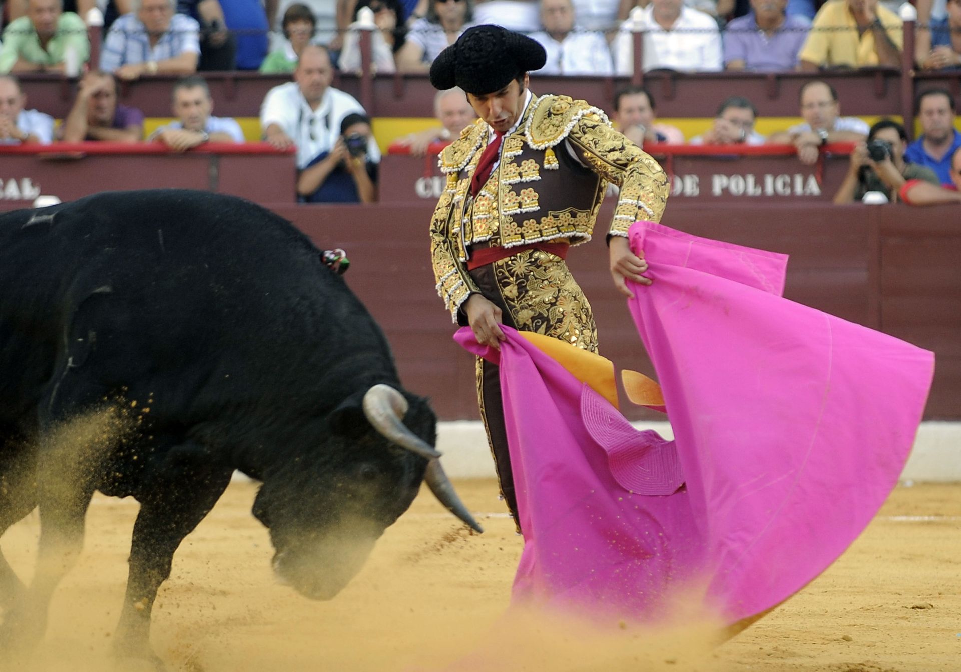 En la Feria de Murcia de 2010.