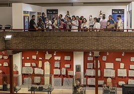 Imagen de archivo de una visita al Museo Arqueológico.