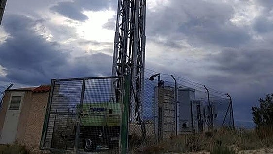 Más de diez días con problemas de cobertura en Albudeite por la avería de una antena