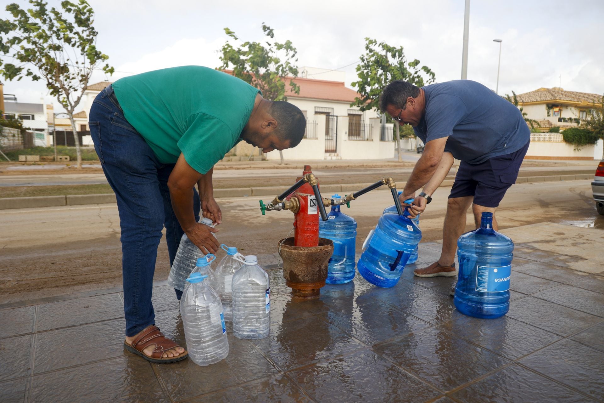 Sin agua potable en el Mar Menor, en imágenes