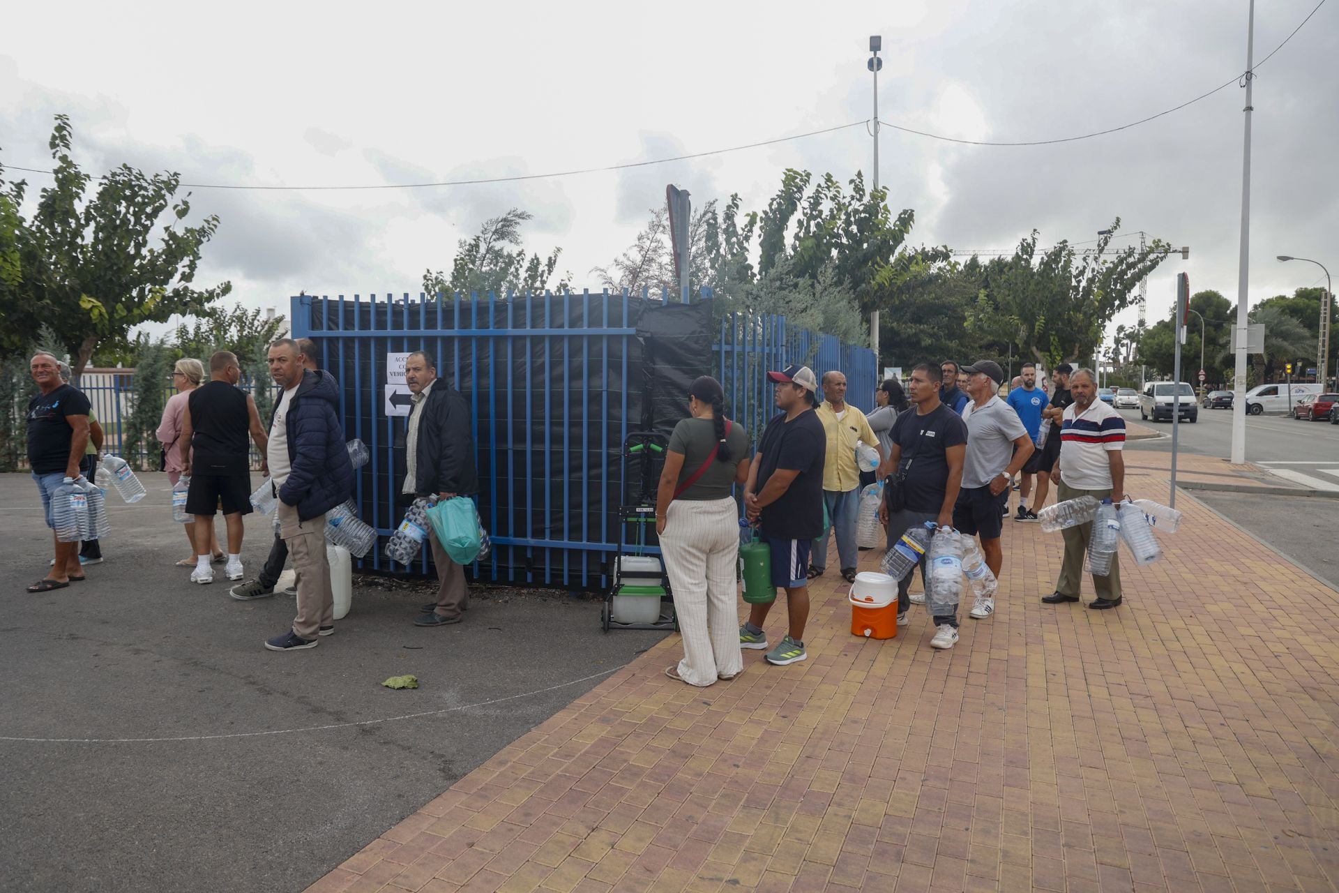 Sin agua potable en el Mar Menor, en imágenes