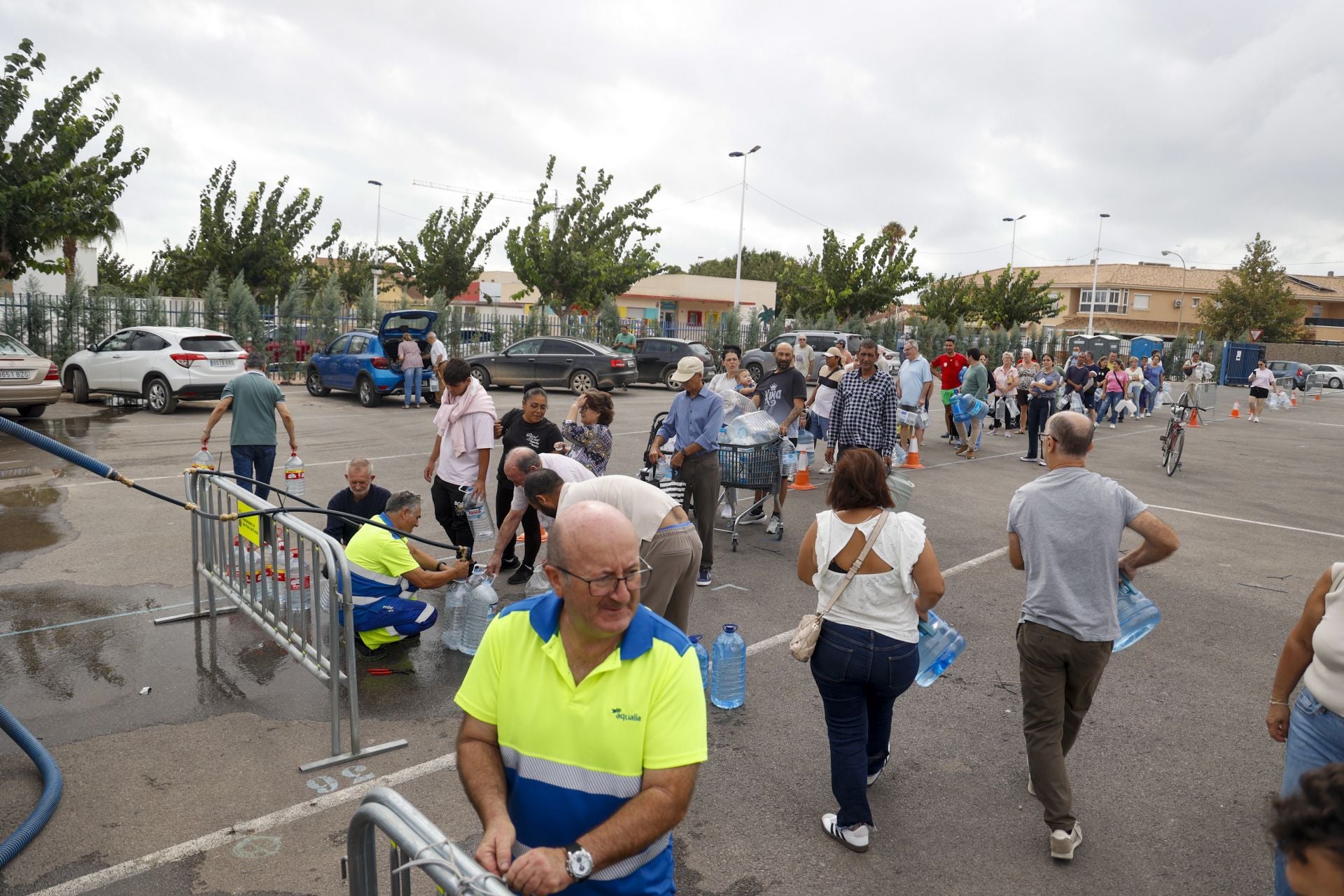 Sin agua potable en el Mar Menor, en imágenes
