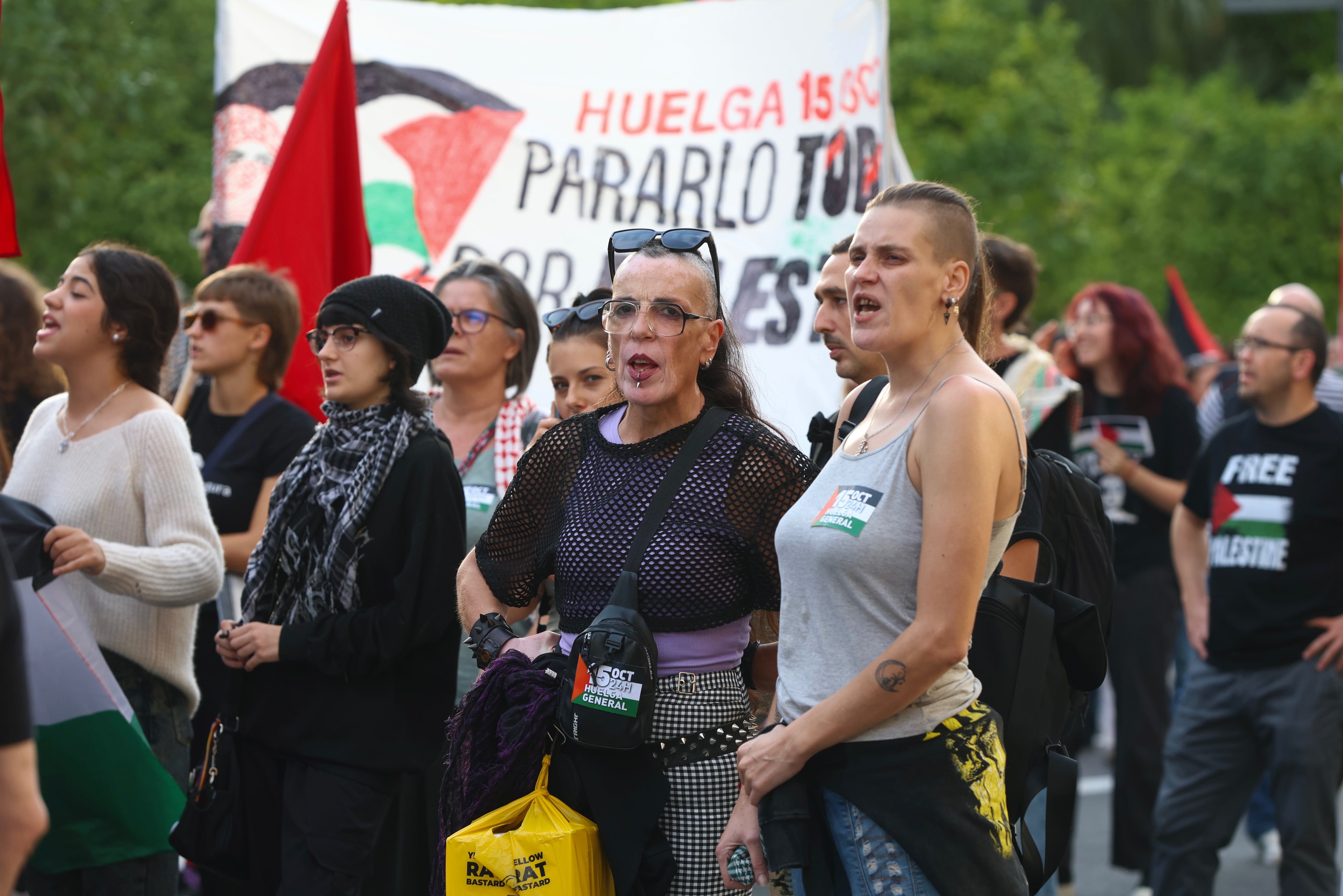 La movilización social por Palestina en Murcia, en imágenes