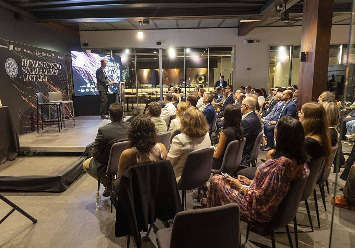 El rector de la UPCT, Mathieu Kessler, en la pasada edición.