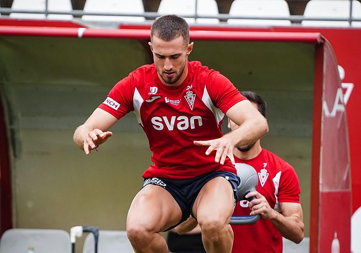 Flakus, entrenando este jueves.