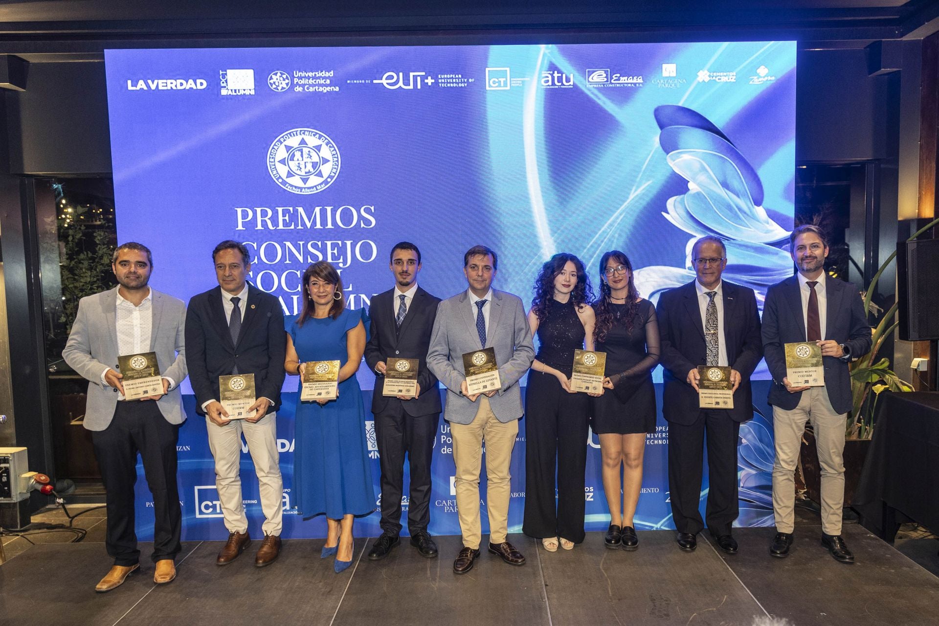 Los Premios Consejo Social y Alumni de la UPCT, en imágenes