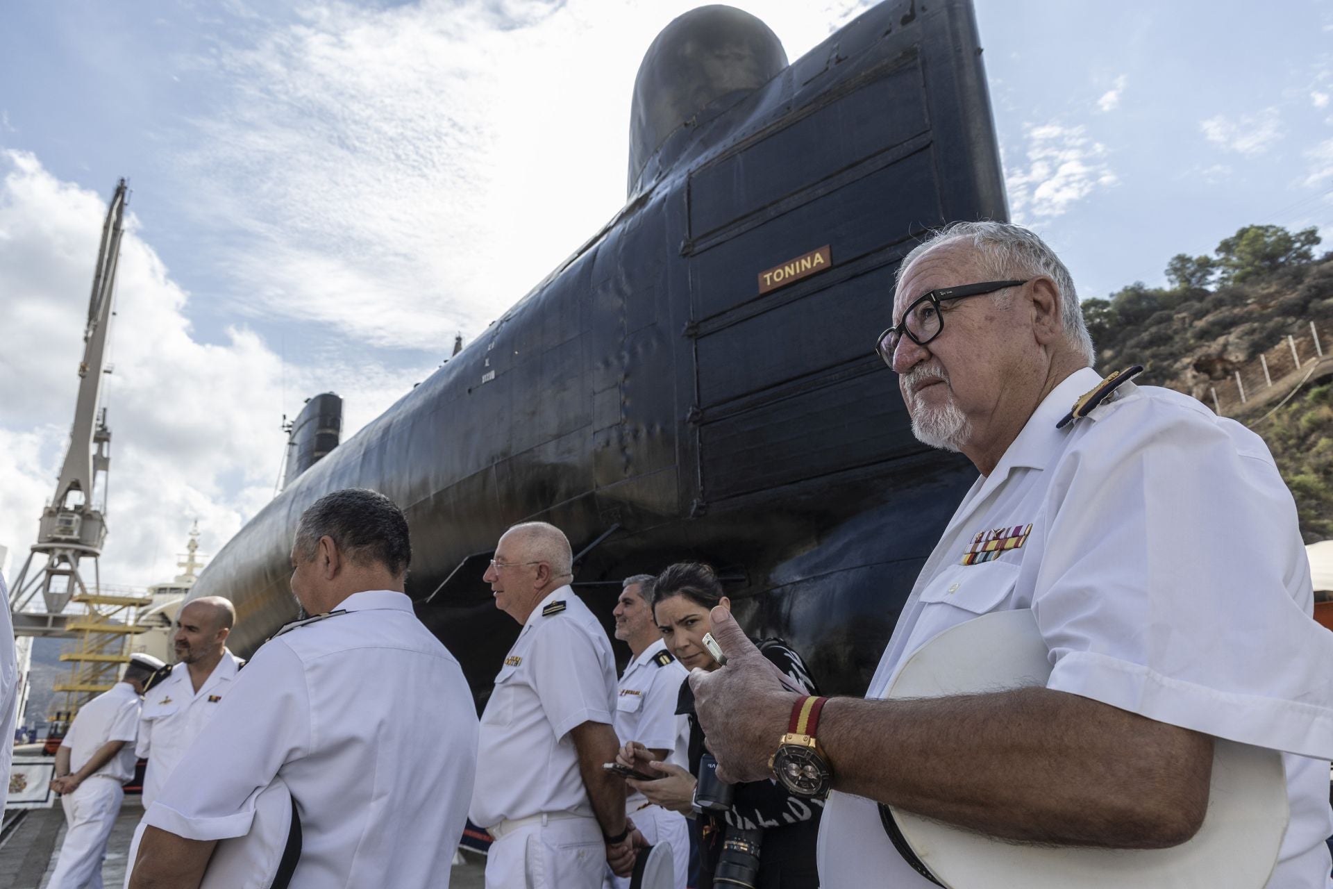 El Ayuntamiento de Cartagena asume la titularidad del submarino &#039;Tonina&#039;, en imágenes