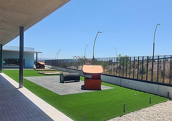 Zona de juegos de la escuela infantil de San Antonio.