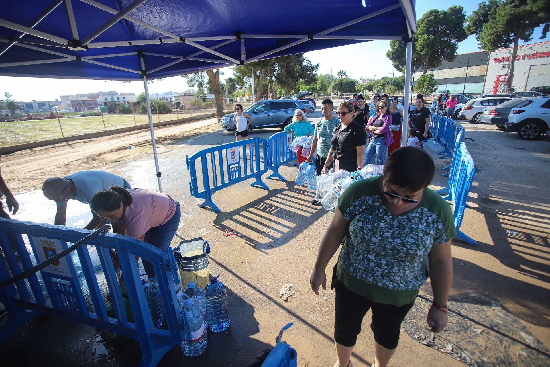 En imágenes, así están los municipios del Mar Menor una semana después de la dana