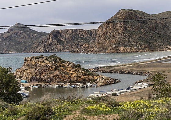 Imagen de archivo de la bahía de Portmán.