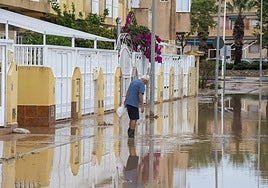 Inundaciones en Los Alcázares tras la dana 'Alice'.