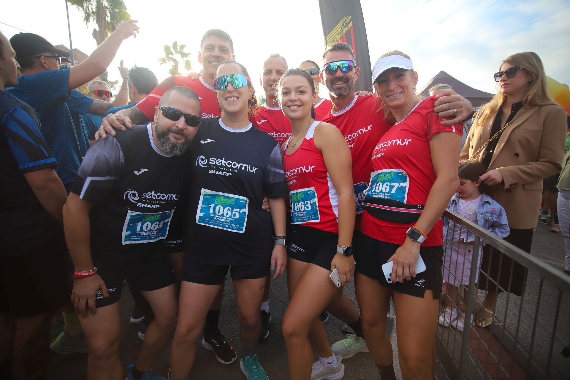 En imágenes, la VII Carrera de Empresas en Murcia