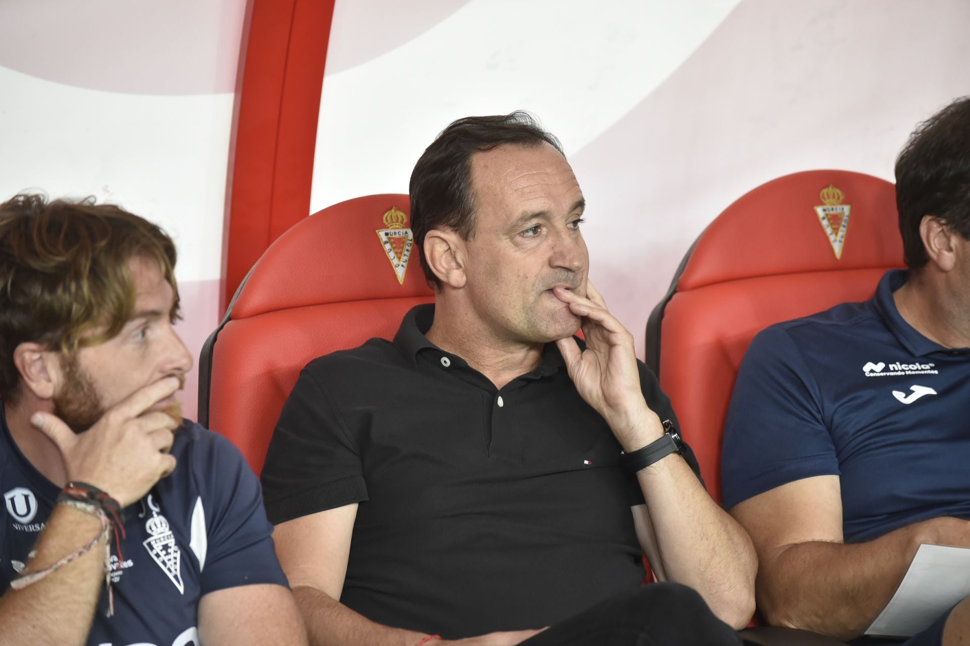 El Real Murcia se estrella ante el Ibiza, en imágenes