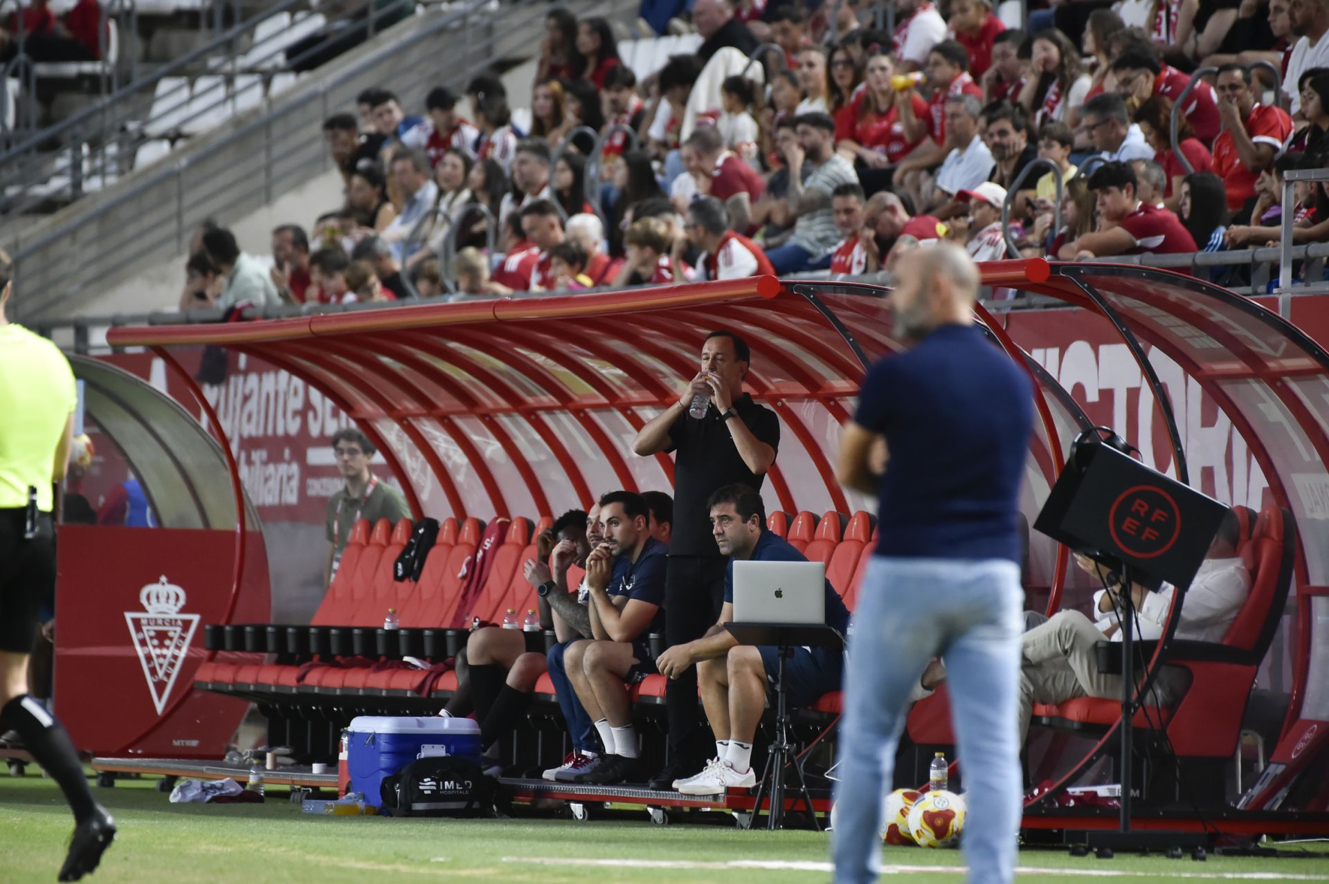 El Real Murcia se estrella ante el Ibiza, en imágenes