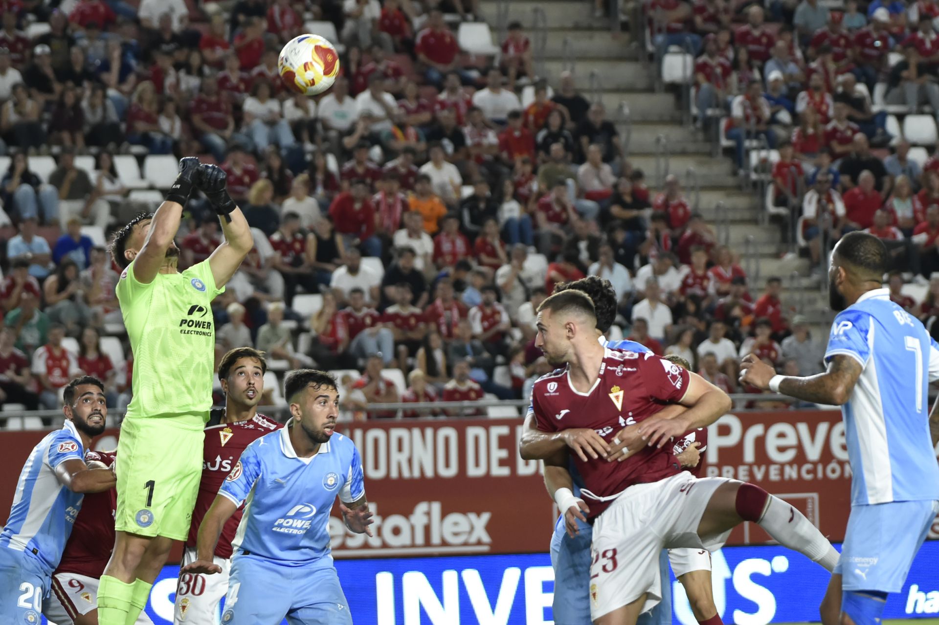 El Real Murcia se estrella ante el Ibiza, en imágenes