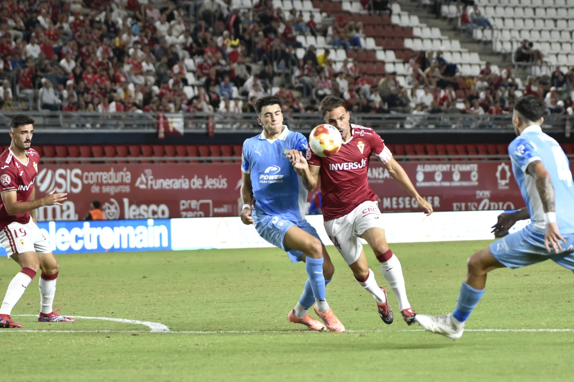 El Real Murcia se estrella ante el Ibiza, en imágenes