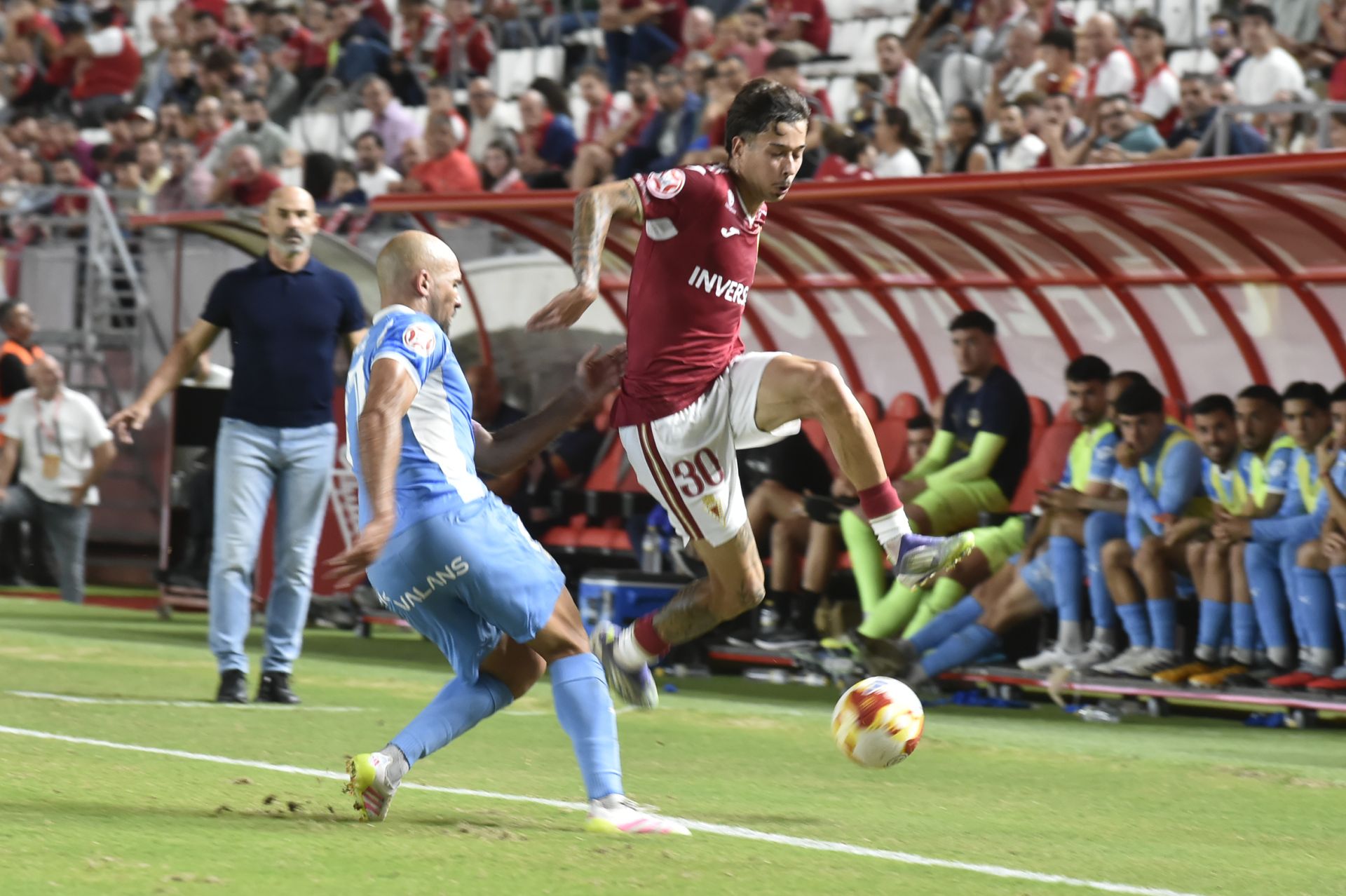 El Real Murcia se estrella ante el Ibiza, en imágenes