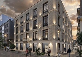 Recreación del palacete de Saavedra Fajardo de Murcia tras su restauración.