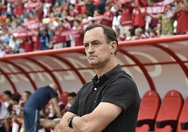 Joseba Etxeberria, en el partido ante el Ibiza.