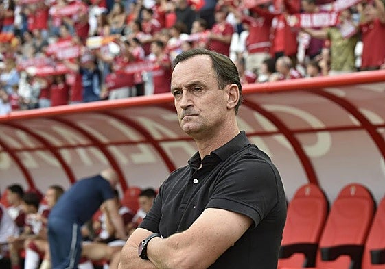 Joseba Etxeberria, en el partido ante el Ibiza.