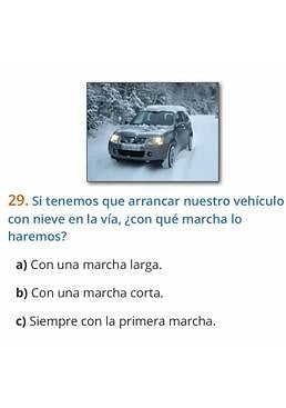 Imagen - Pregunta de un examen teórico de conducir.