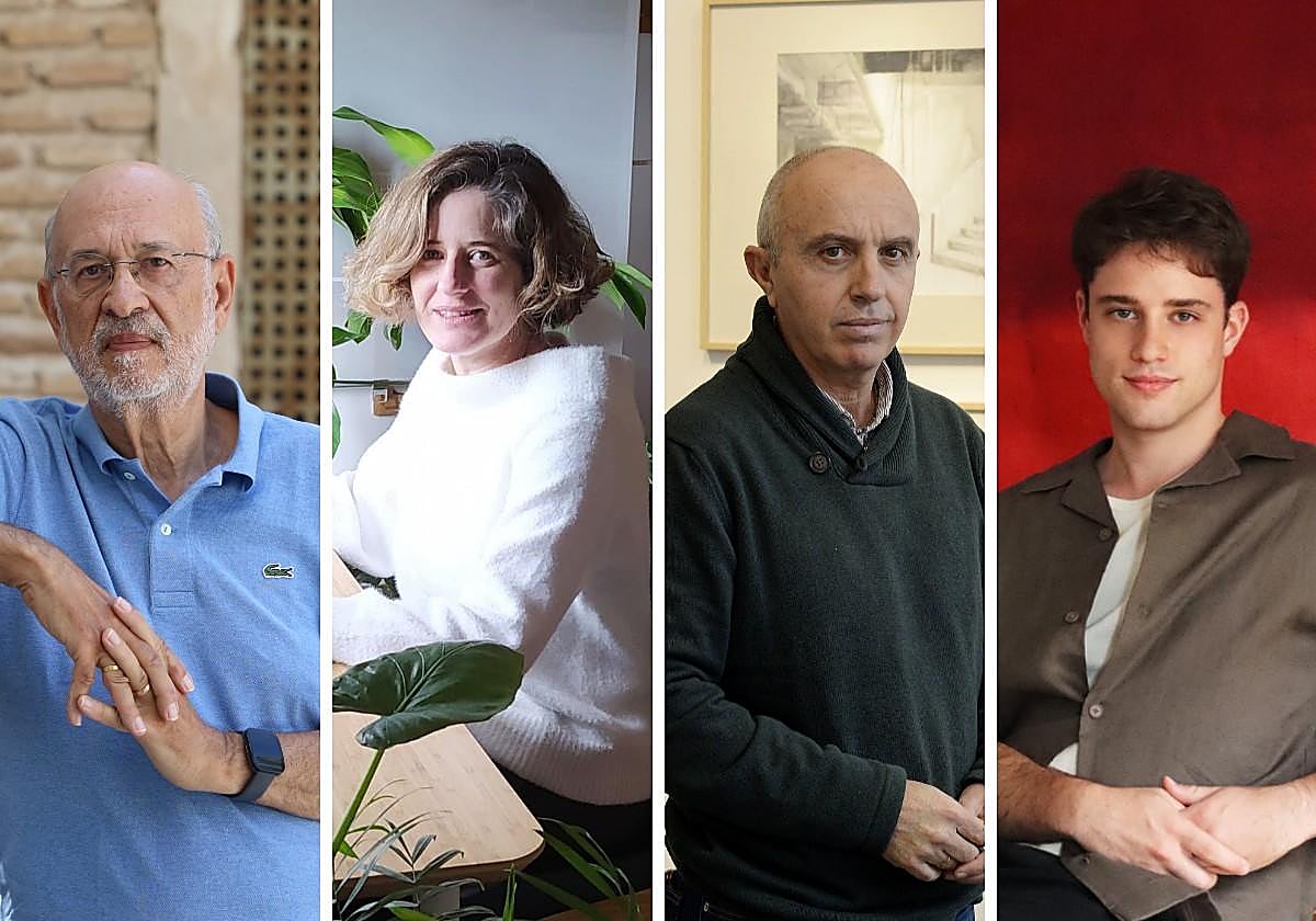 David Pujante, Patricia Reus, Esteban Bernal y Álvaro García Ruano