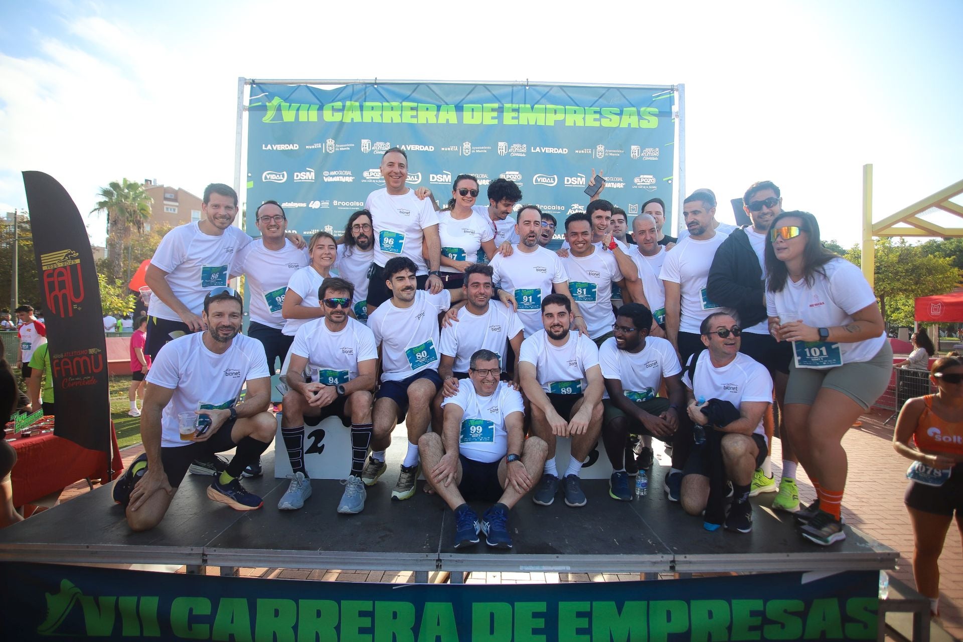 En imágenes, la VII Carrera de Empresas en Murcia