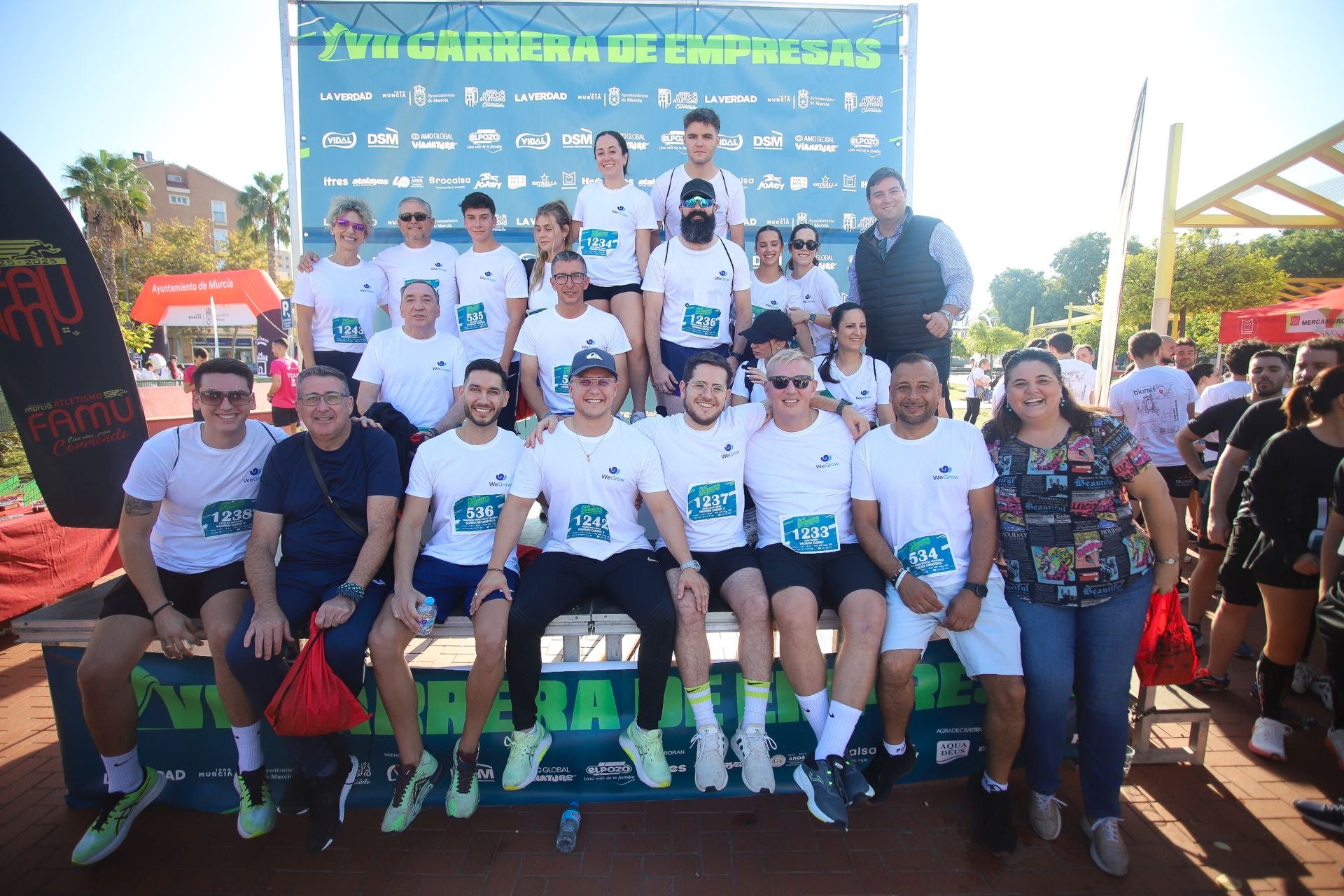 En imágenes, la VII Carrera de Empresas en Murcia