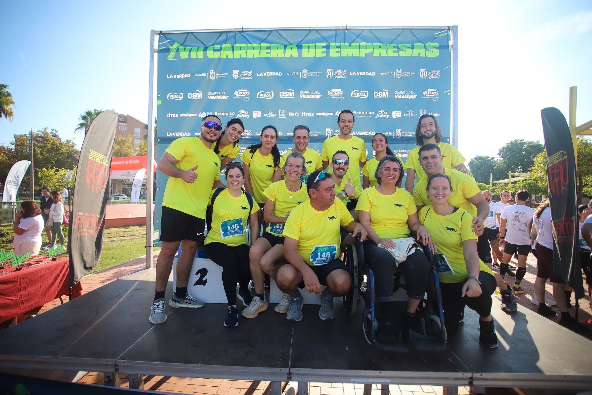 En imágenes, la VII Carrera de Empresas en Murcia