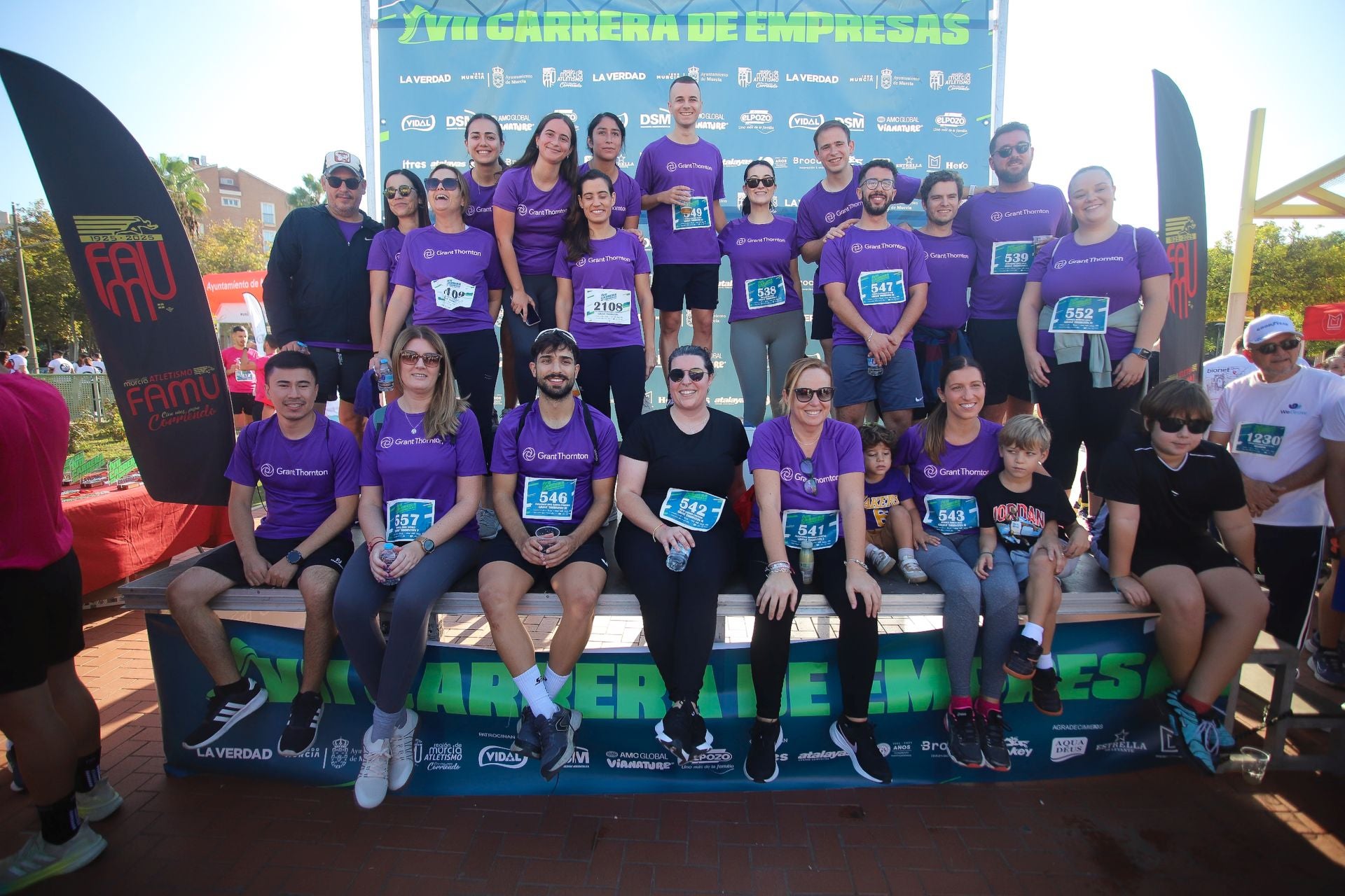 En imágenes, la VII Carrera de Empresas en Murcia