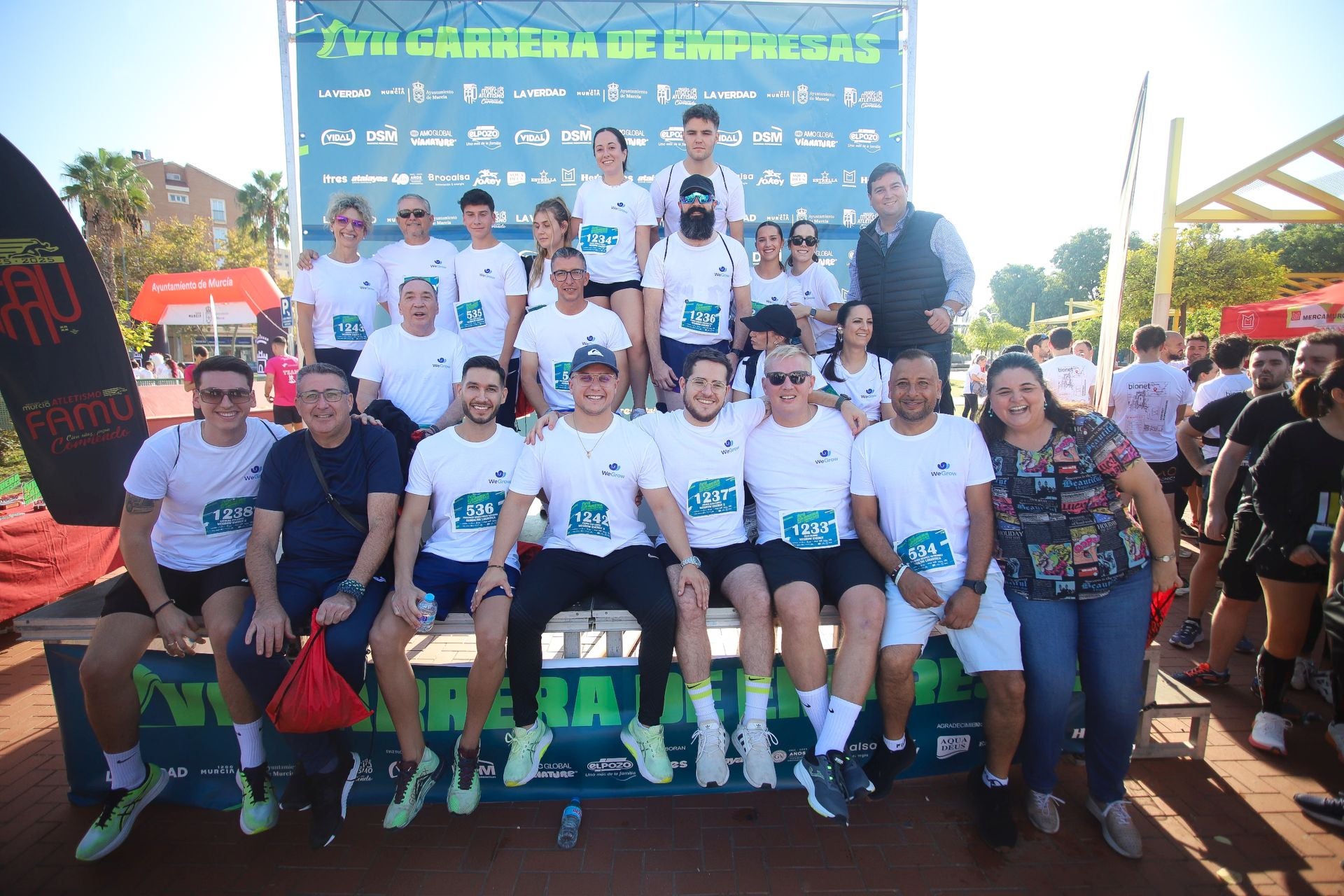 En imágenes, la VII Carrera de Empresas en Murcia