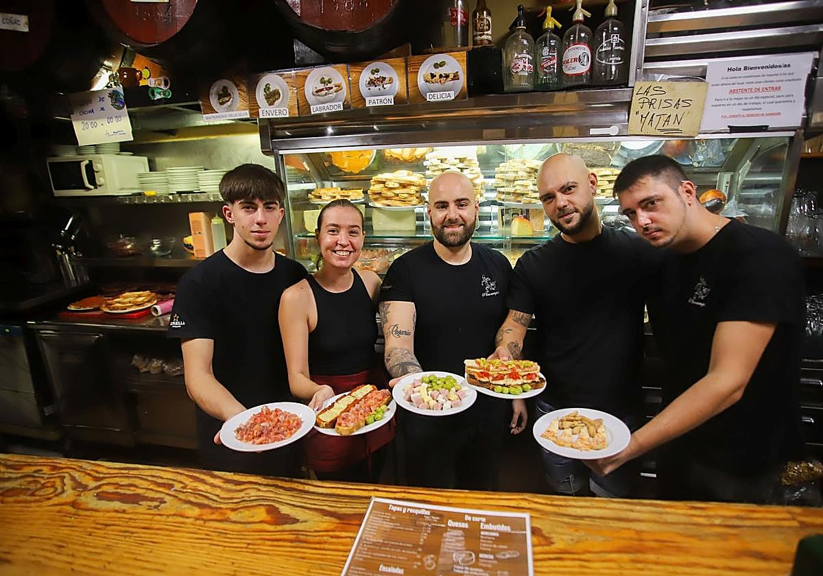 Parte de la actual plantilla de El Garrampón.