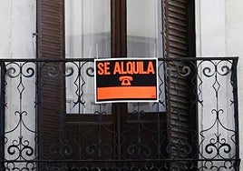 Un piso en alquiler.
