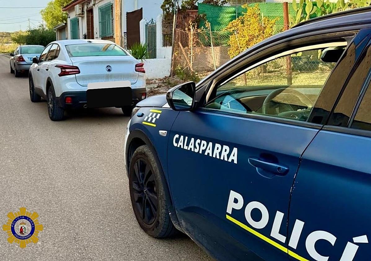 Uno de los vehículos recuperados.