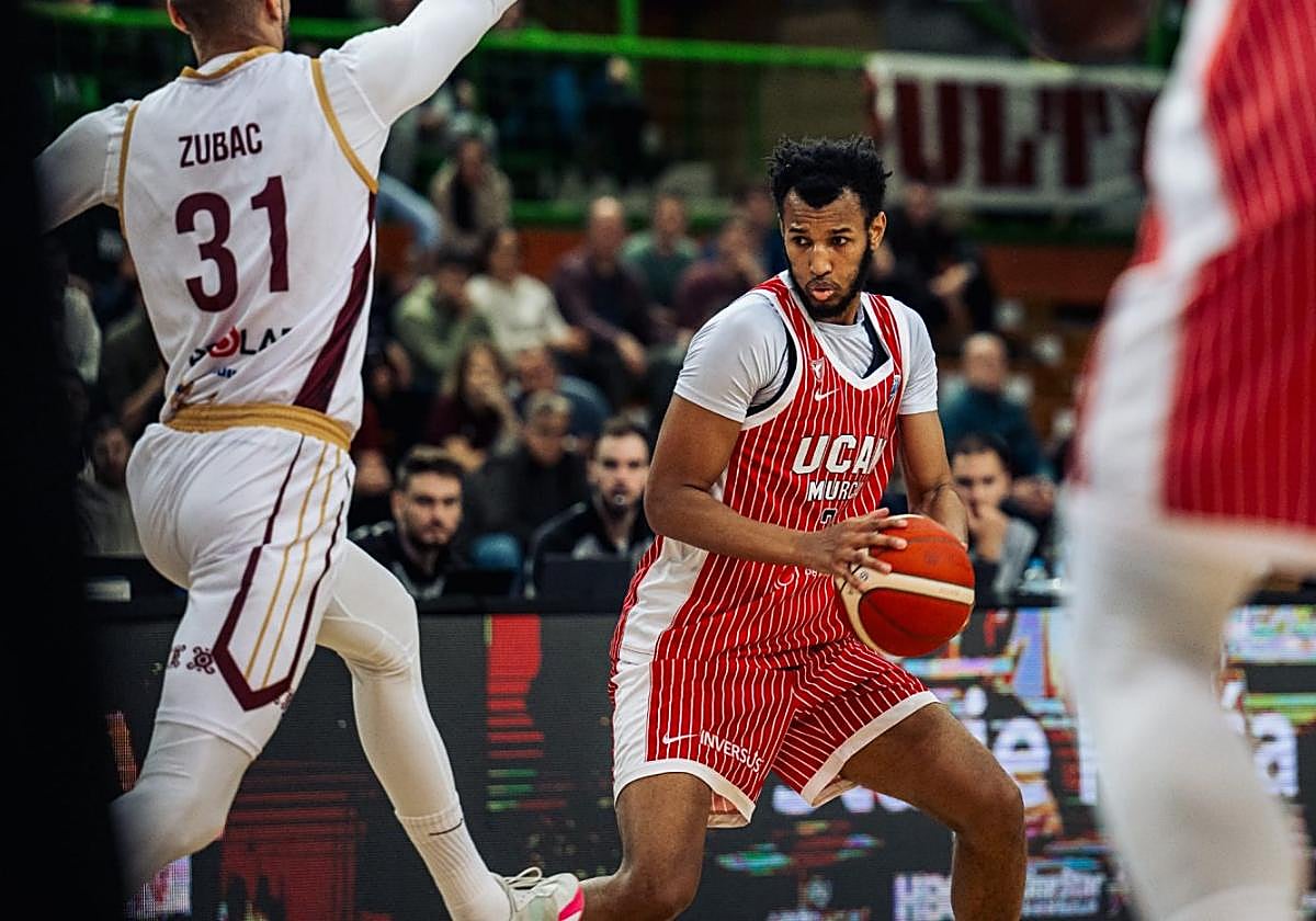 Zach Hicks, en acción este pasado martes en la derrota de Sarajevo.