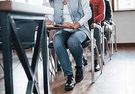 Imagen de archivo de una prueba de las oposiciones.