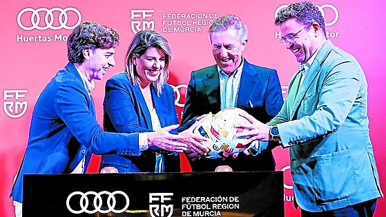 Audi Huertas Motor renueva su apoyo al fútbol base murciano